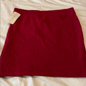 Red skirt